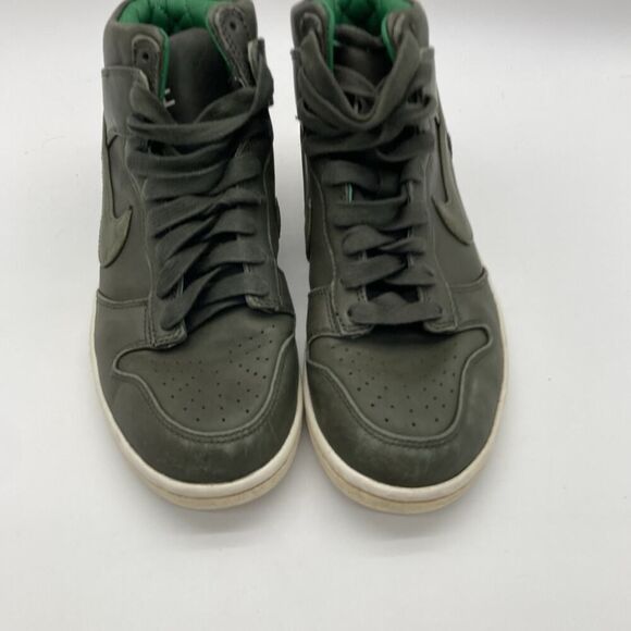 Mens Size 6.5 NikeLab Dunk Lux SP Sequoia Green Thick Leather (DO1830-200) - Picture 3 of 12
